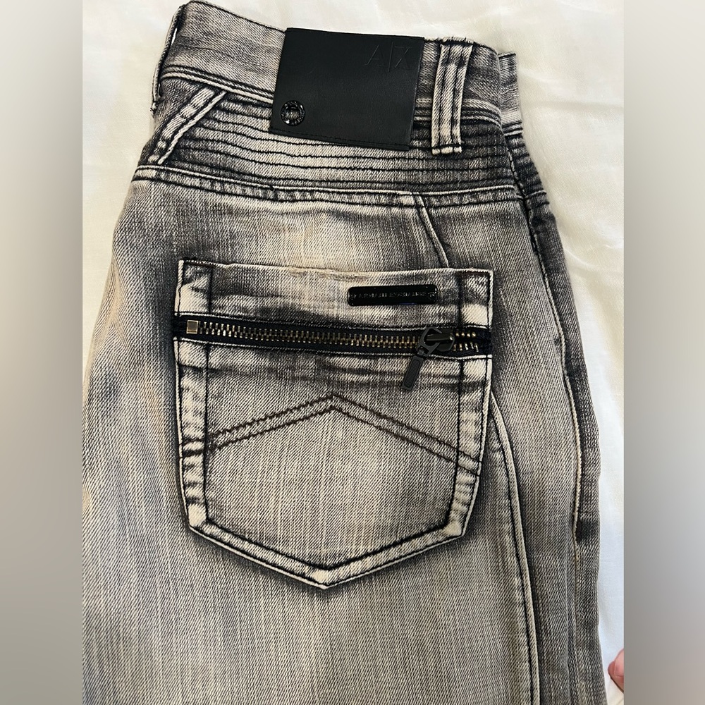 Armani Exchange - Men’s Jeans - Size US 30 X 30 - White / Light grey
